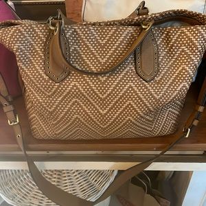 Michael Kors woven large purse